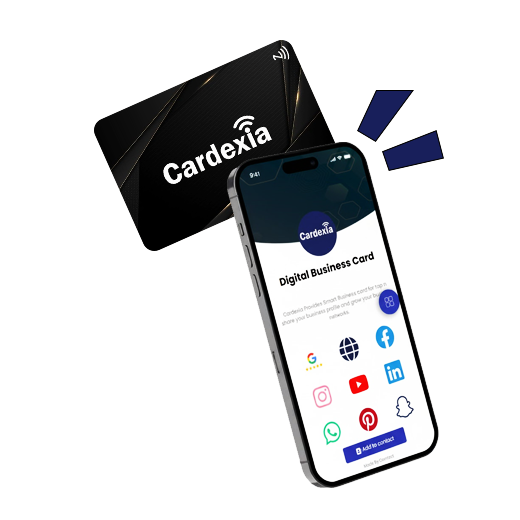 Digital business card preview